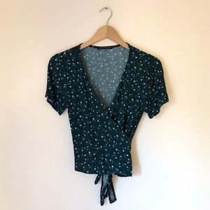 Brandy Melville wrap top